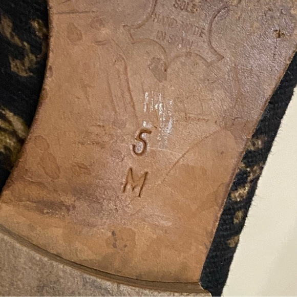 ZALO Tapestry Flats Slip-On Loafer ELEPHANT Print Design Size 5 - Picture 7 of 7